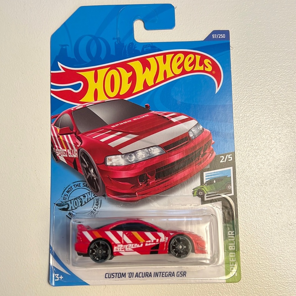 HOT WHEELS CUSTOM '01 ACURA INTEGRA GSR MATCHBOX